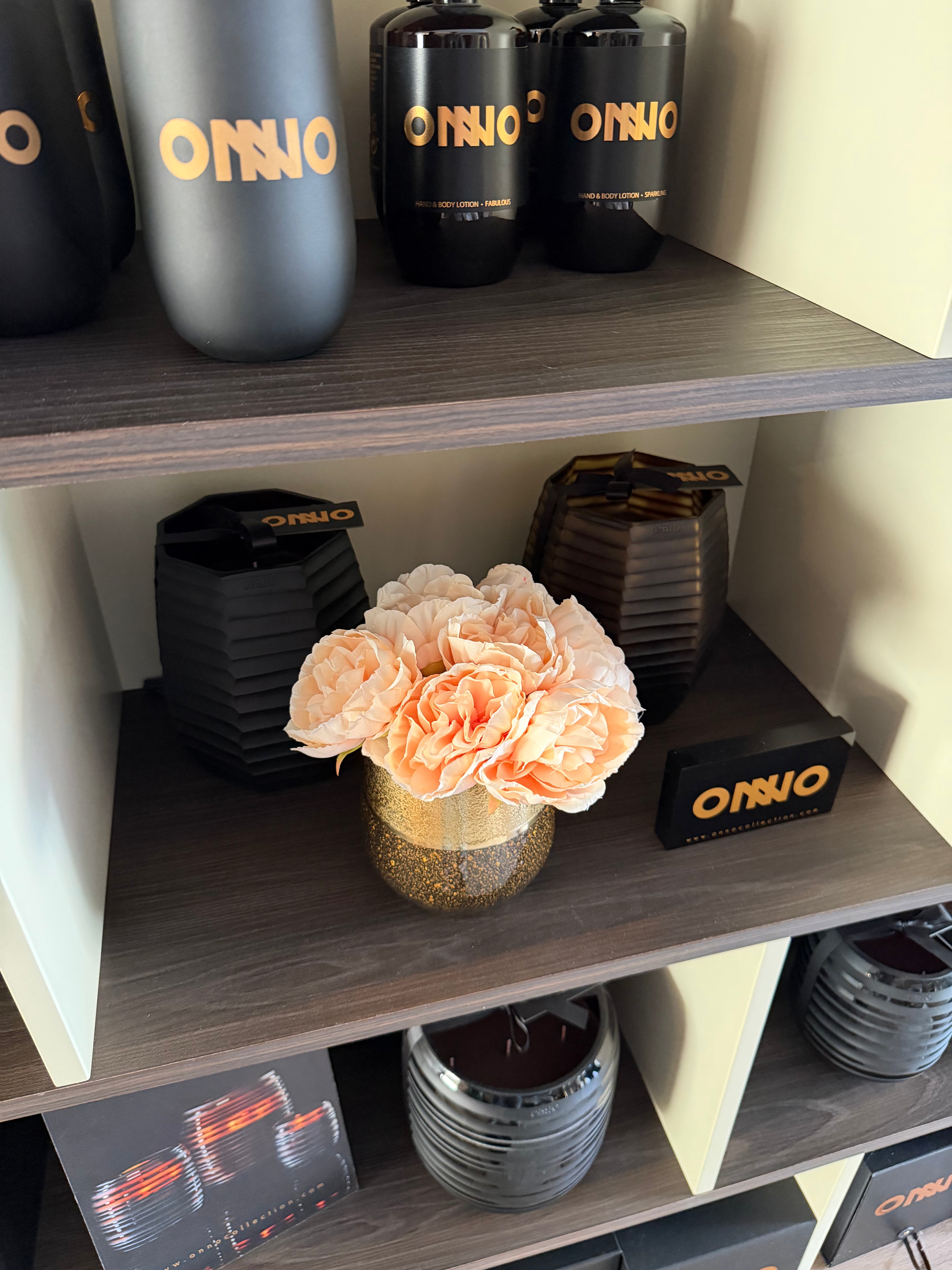 Vaso Royal Peach & Gold