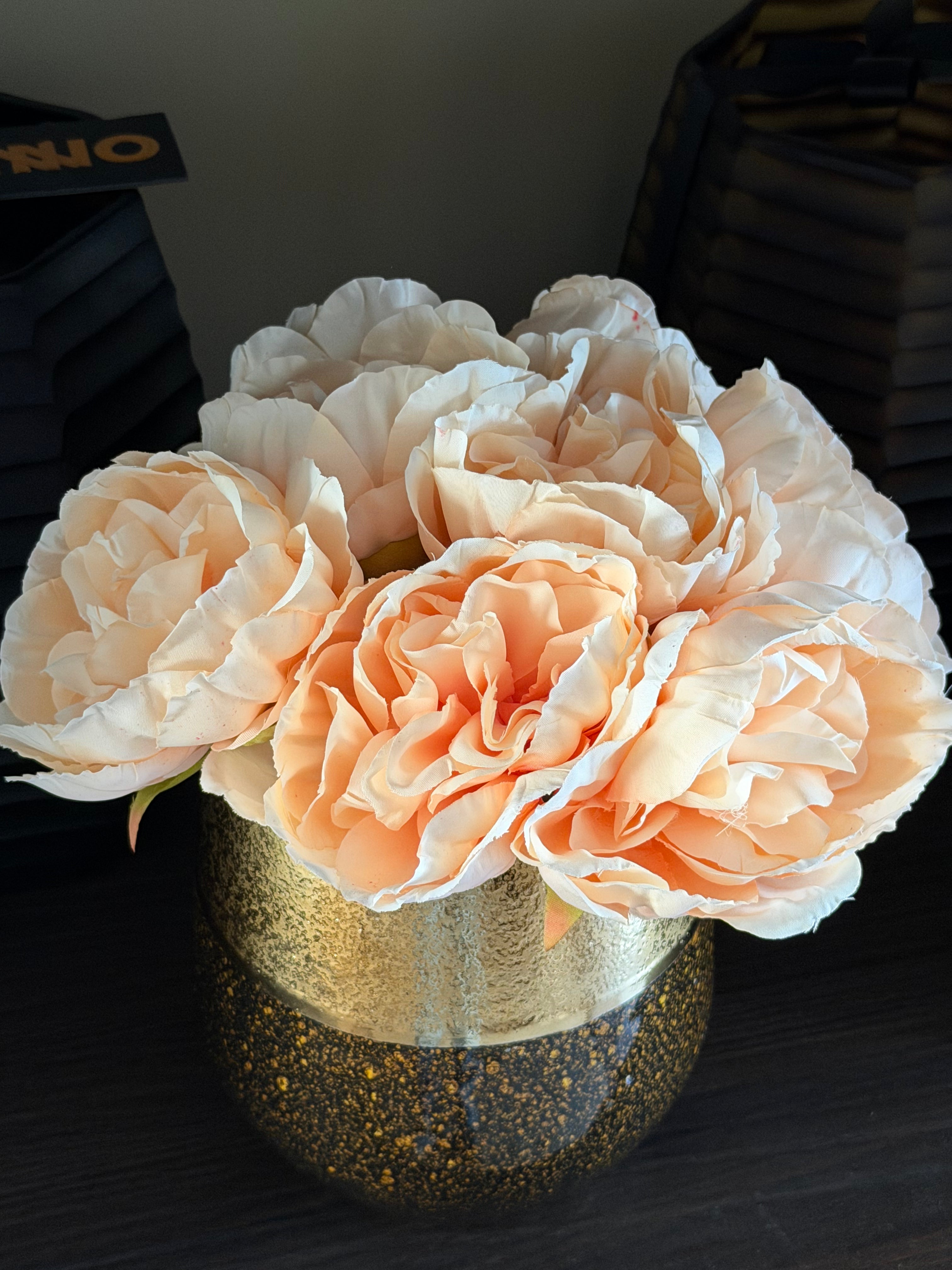 Vaso Royal Peach & Gold