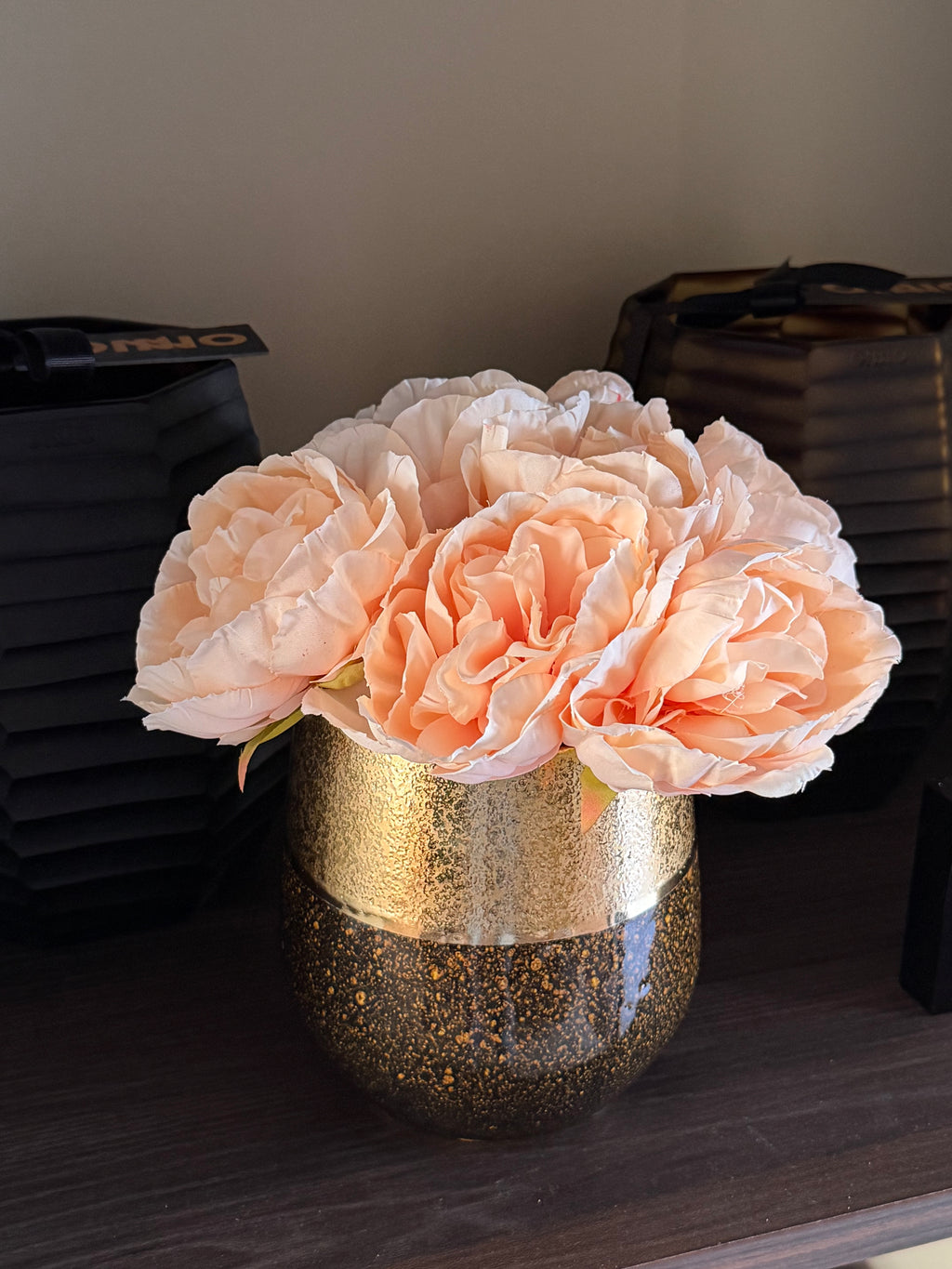 Vaso Royal Peach & Gold